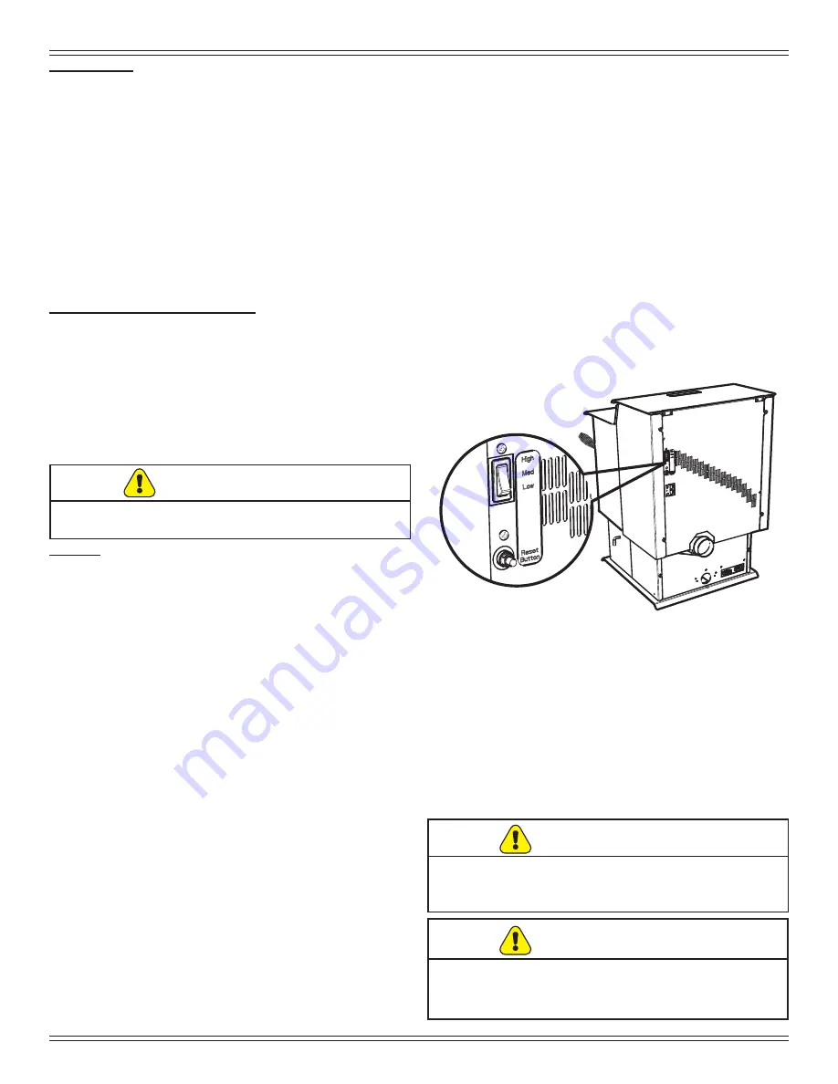 Heatilator Eco Choice PS50 Owner'S Manual Download Page 10