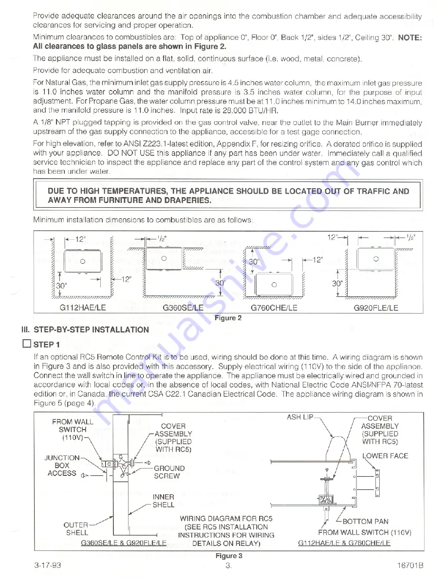 Heatilator G112HAE Скачать руководство пользователя страница 3