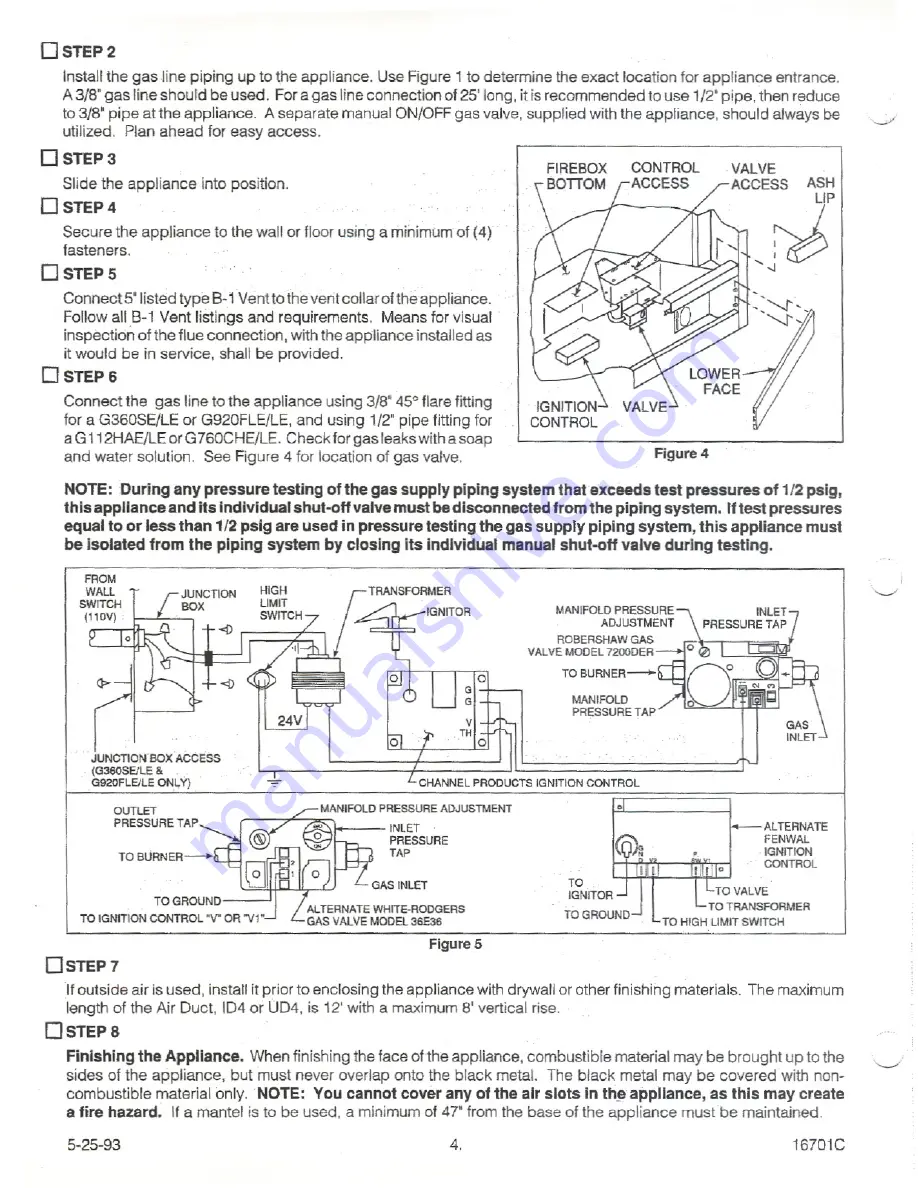 Heatilator G112HAE Скачать руководство пользователя страница 4