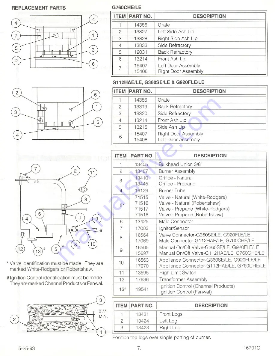 Heatilator G112HAE Скачать руководство пользователя страница 7