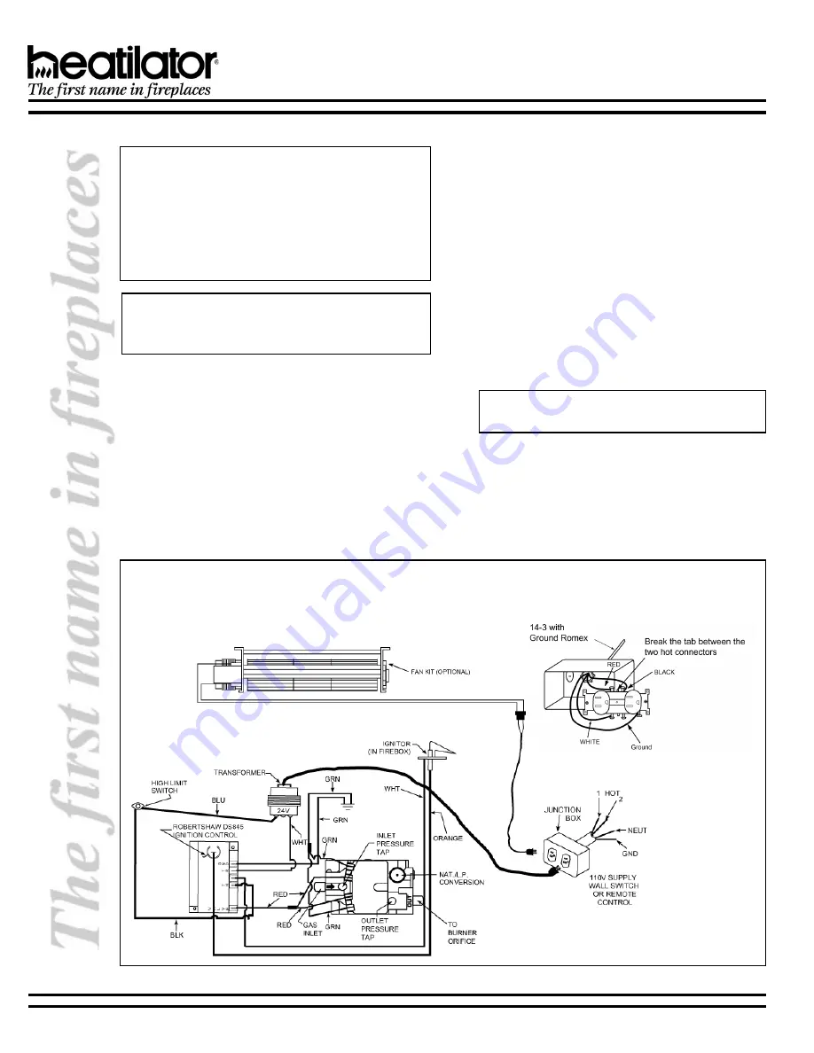 Heatilator G136 Owner'S Manual And Installation Instructions Download Page 16