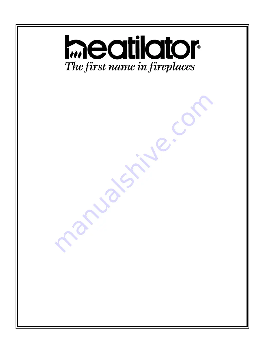 Heatilator GBCL36 Series Owner'S Manual Download Page 59