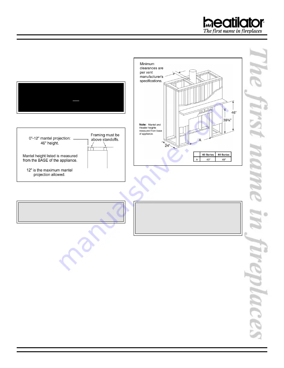 Heatilator GGBR60 Installation & Owner'S Manual Download Page 7