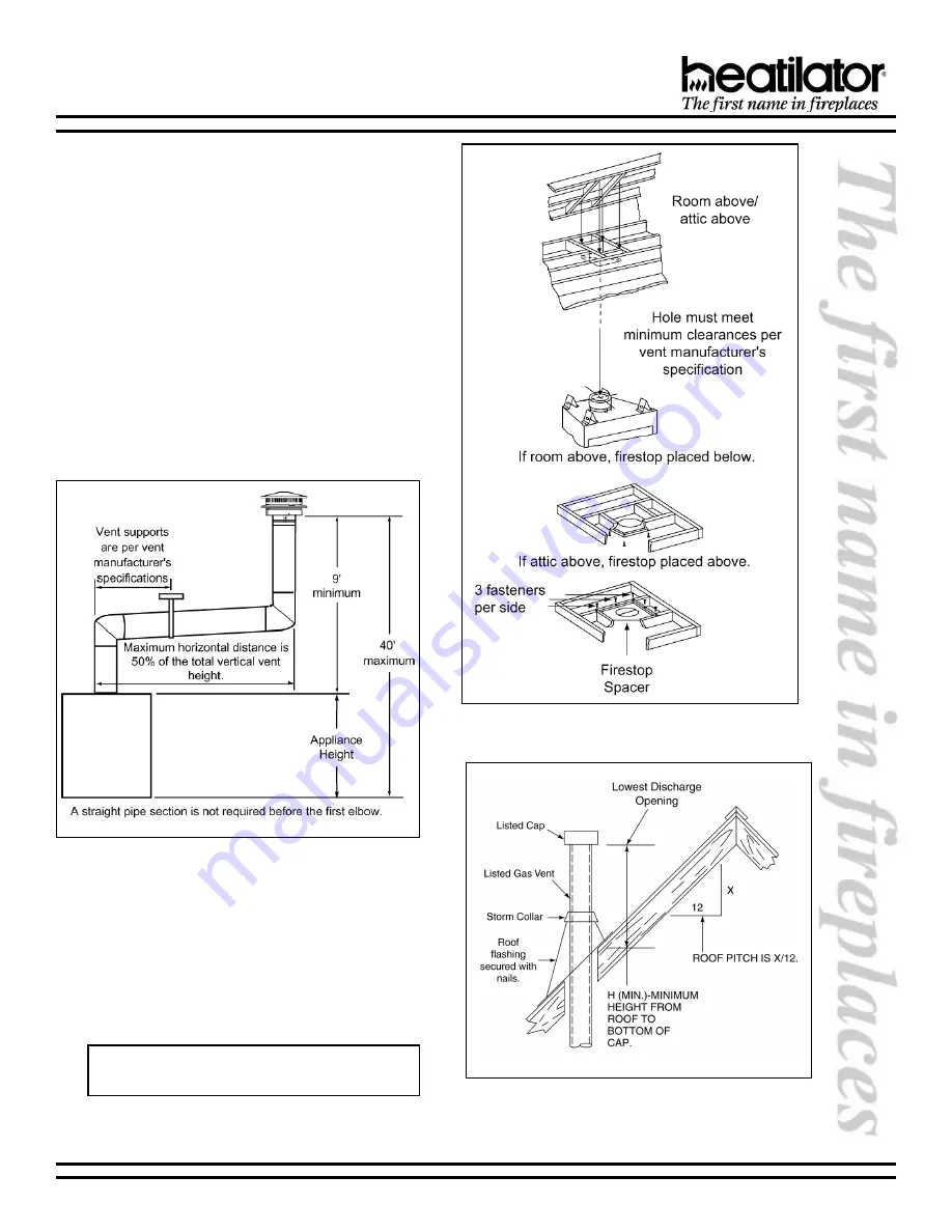 Heatilator GGBR60 Installation & Owner'S Manual Download Page 9