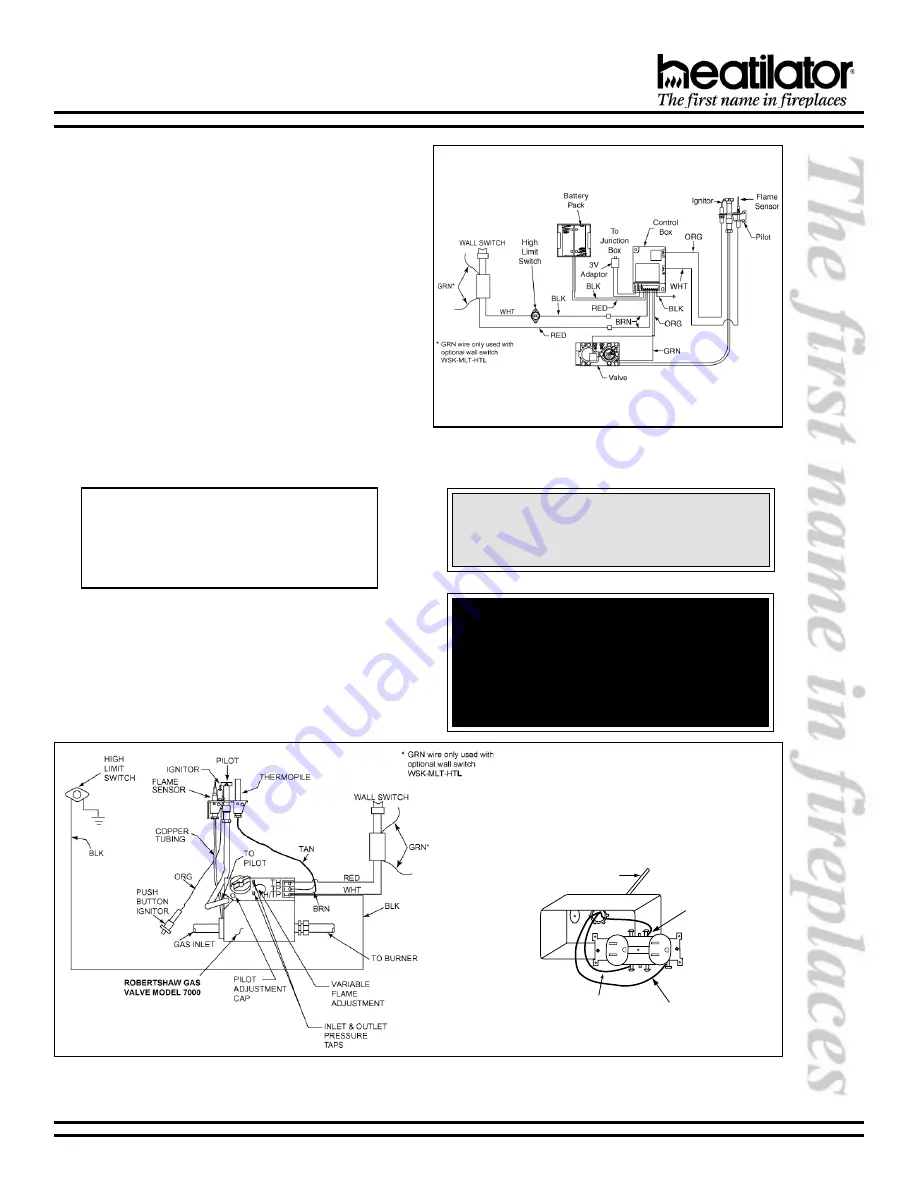 Heatilator GGBR60 Installation & Owner'S Manual Download Page 13