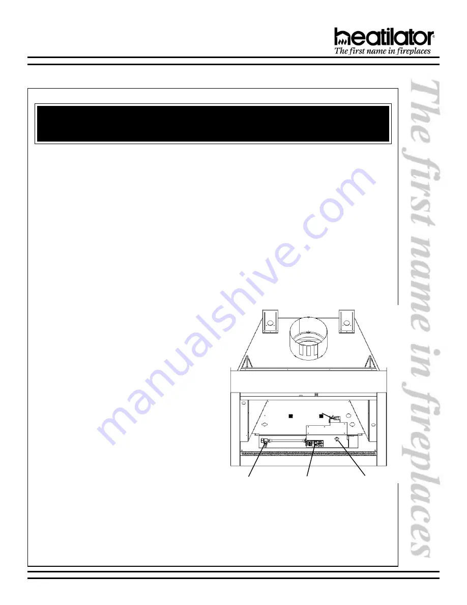 Heatilator GGBR60 Installation & Owner'S Manual Download Page 17