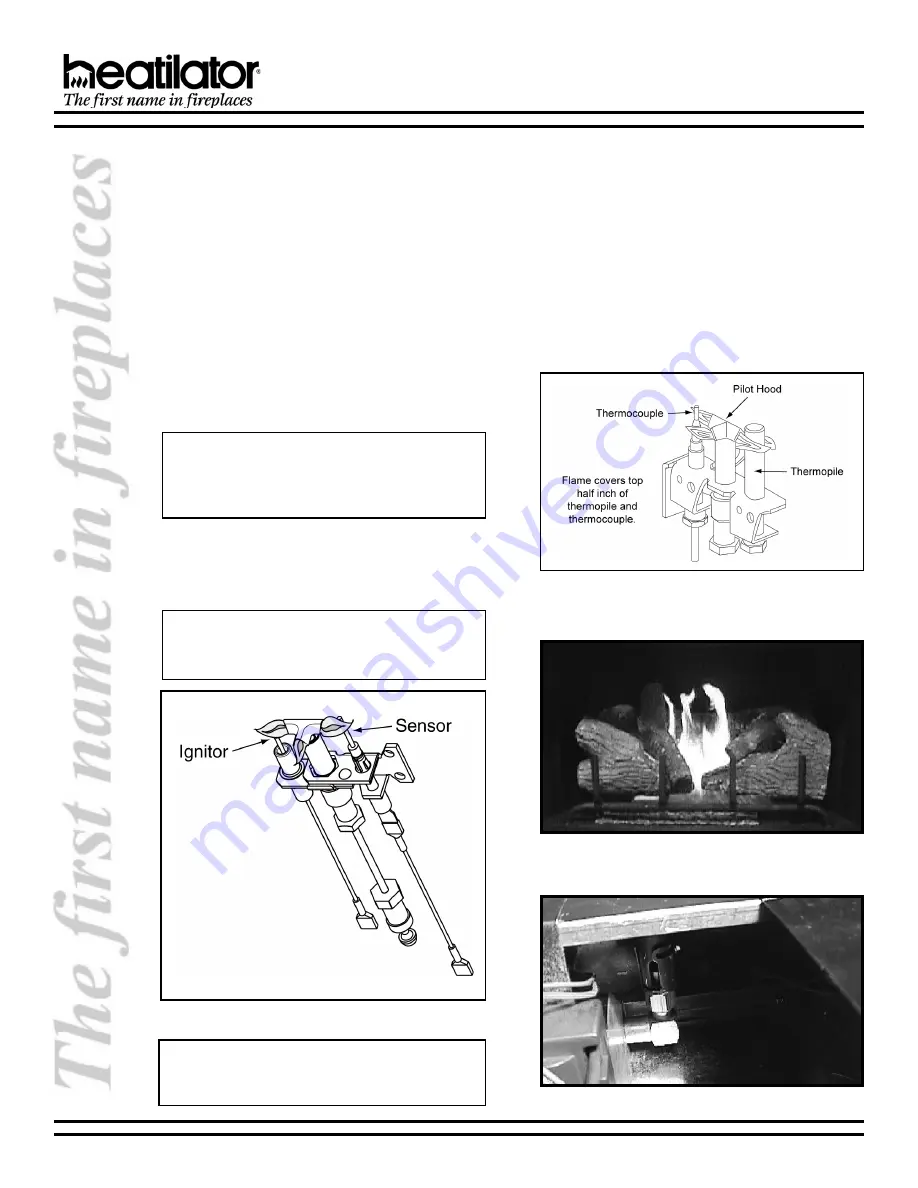 Heatilator GGBR60 Installation & Owner'S Manual Download Page 20