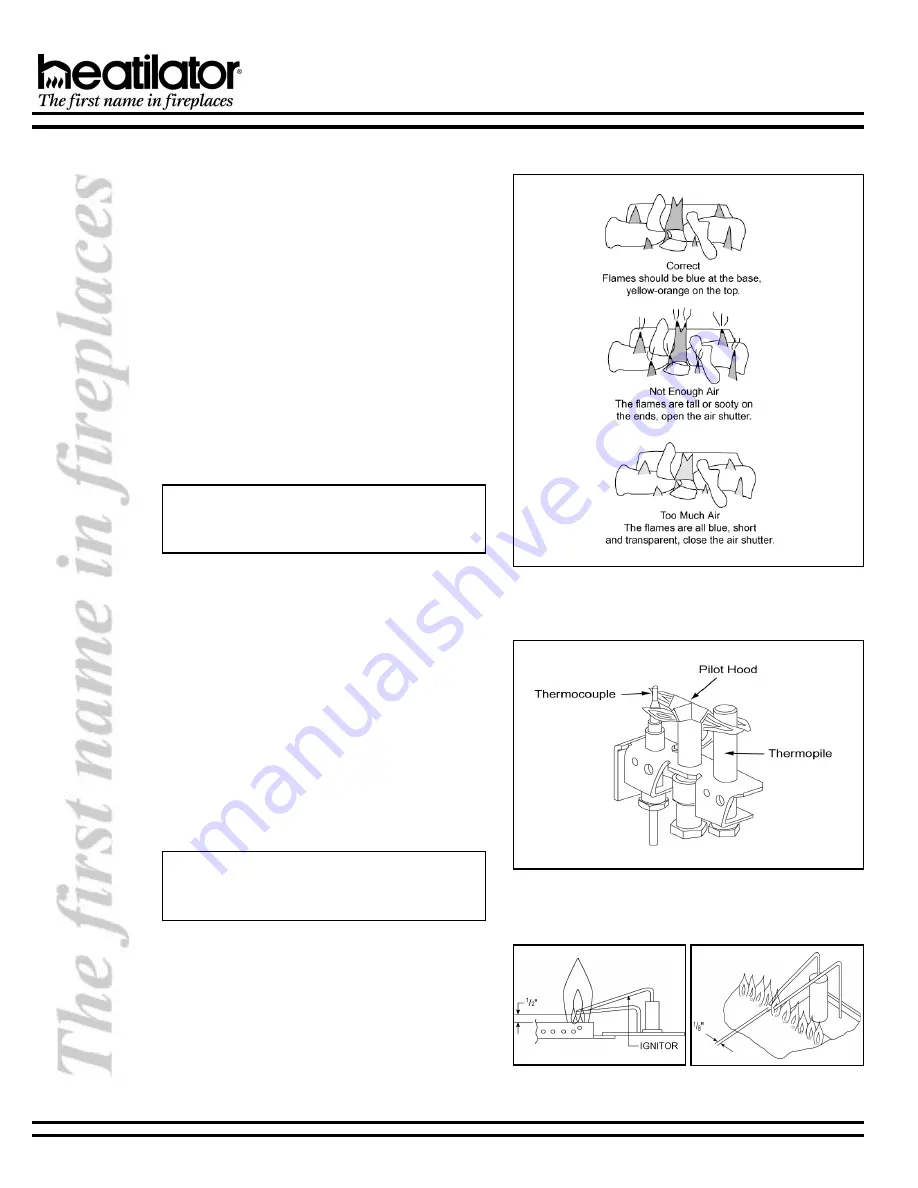 Heatilator GNTC80 Installation & Operating Instructions Manual Download Page 30