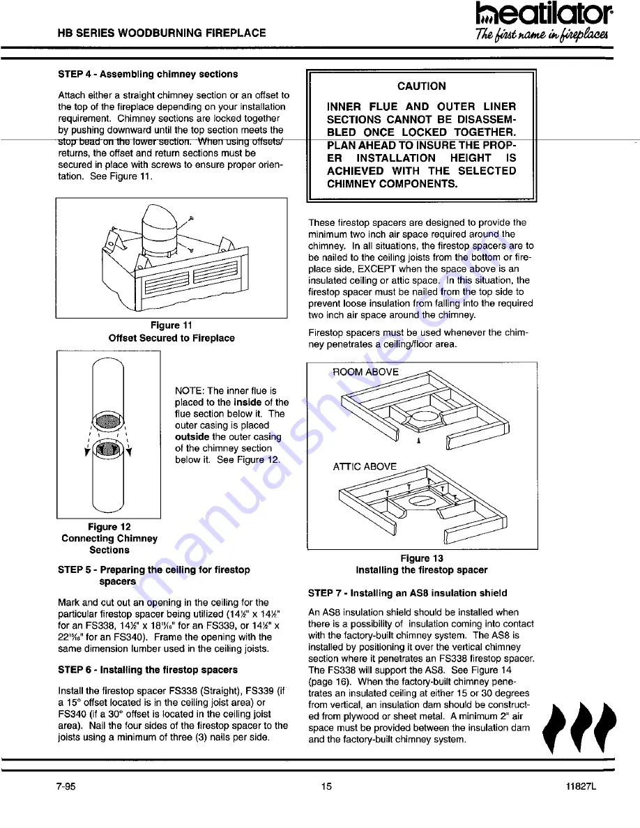 Heatilator HB36A Скачать руководство пользователя страница 15