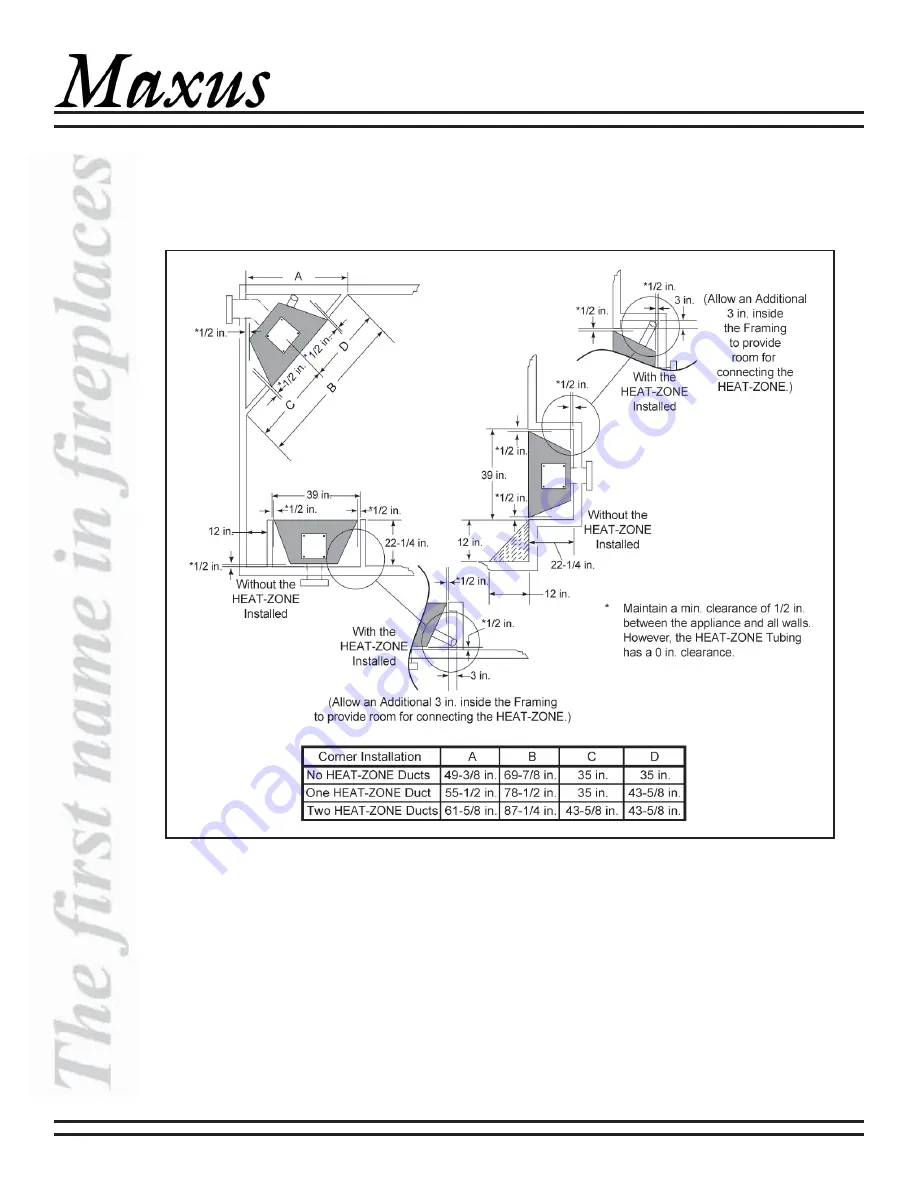 Heatilator Maxus MAX60 Скачать руководство пользователя страница 8