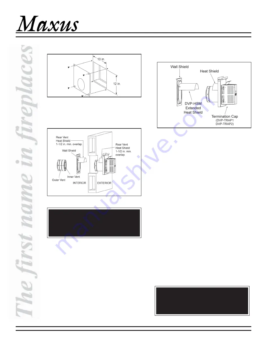 Heatilator Maxus MAX60 Скачать руководство пользователя страница 16