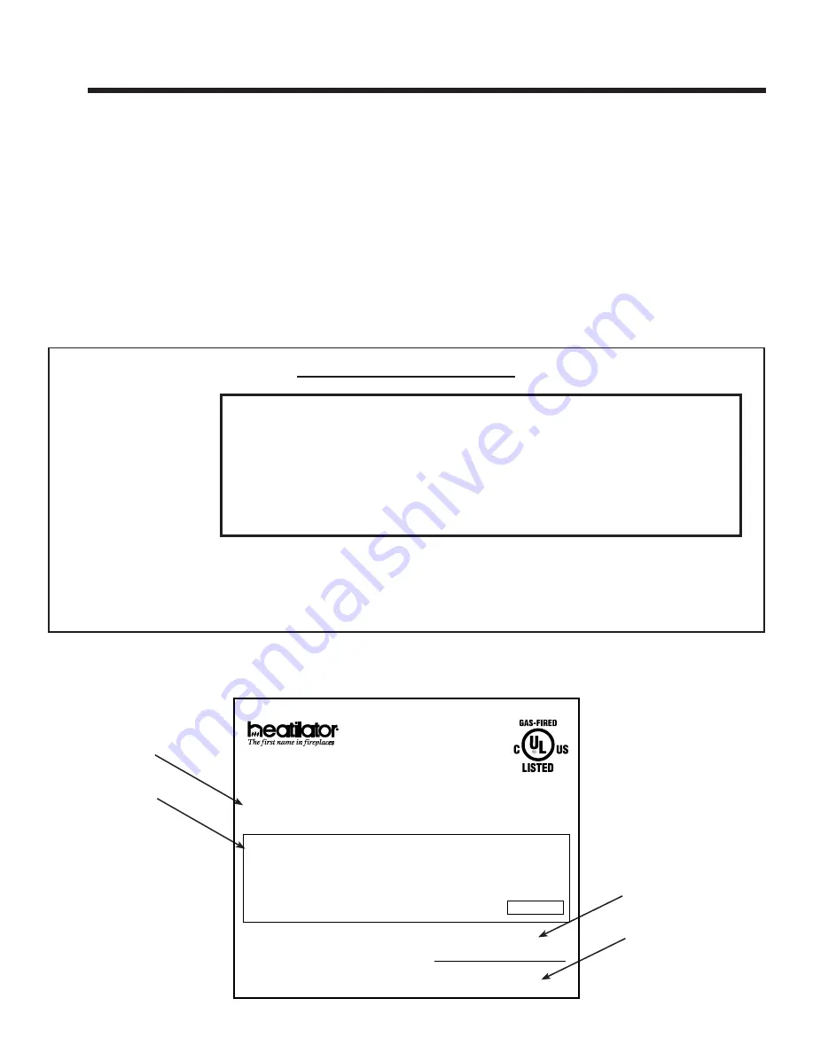 Heatilator NBV4236I-B Скачать руководство пользователя страница 2