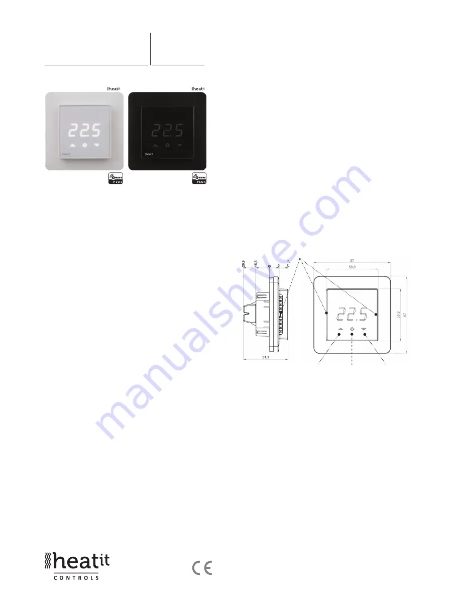 Heatit Z-TRM2fx Скачать руководство пользователя страница 1