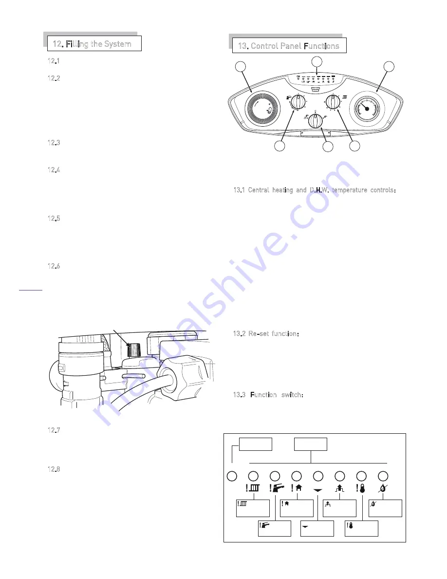 Heatline capriz 25 Installation, Servicing  & User Instructions Download Page 19