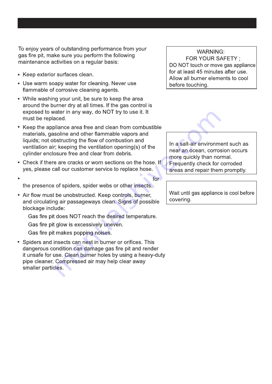 Heatmaxx SRGF21626 Manual Download Page 17