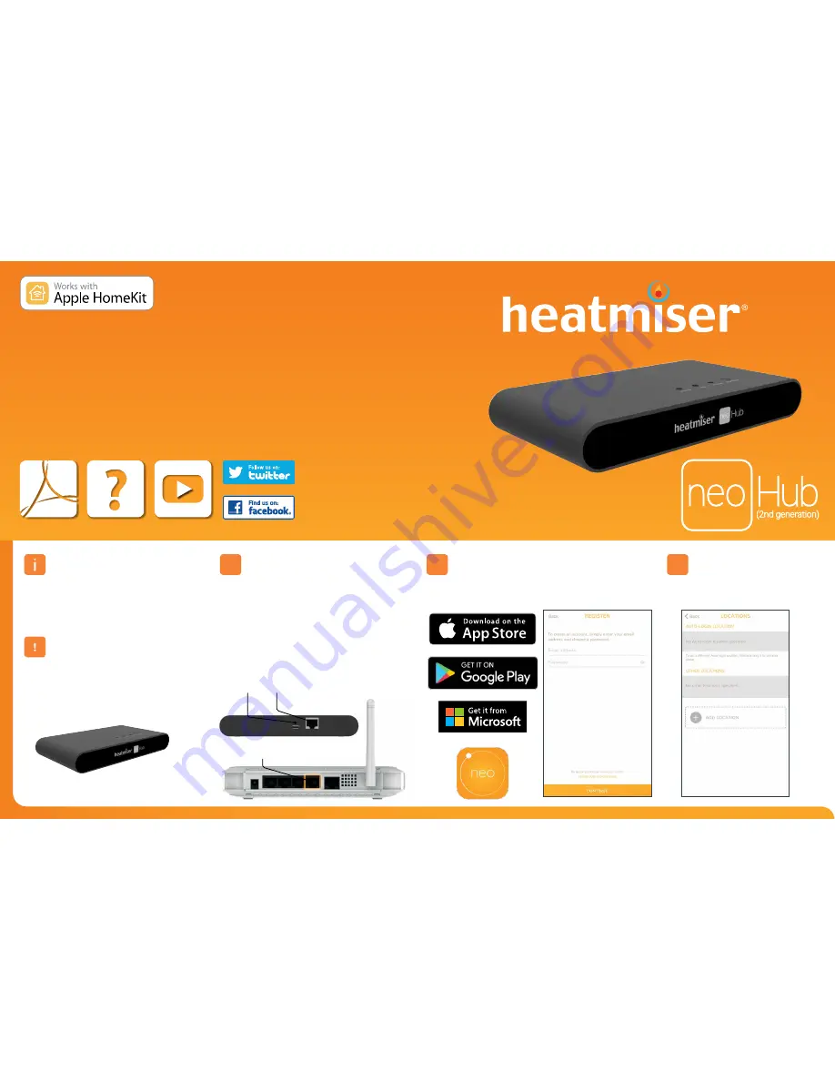 Heatmiser neoHub Скачать руководство пользователя страница 1