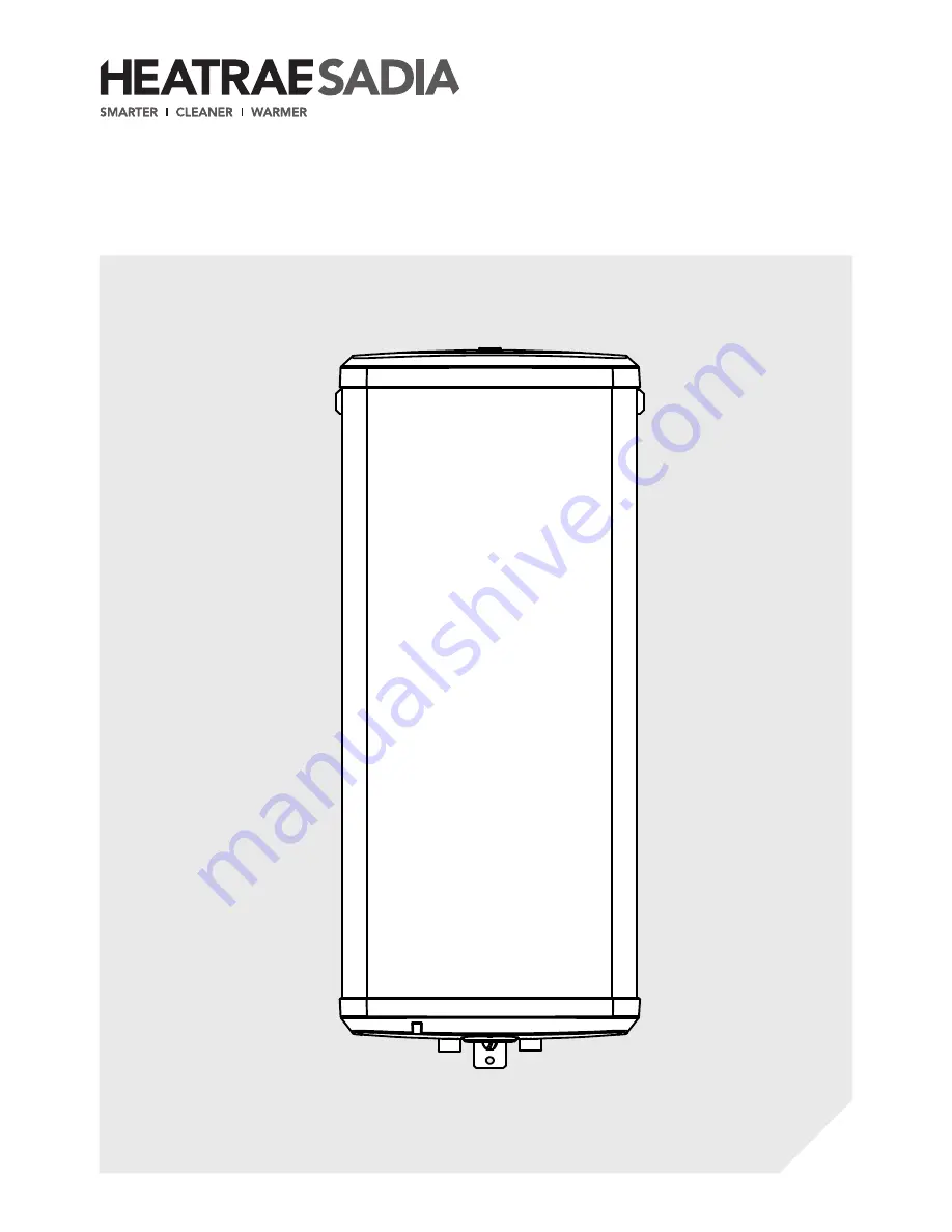 Heatrae Sadia Express 50 Litres Installation, Operation And Maintenance Manual Download Page 1