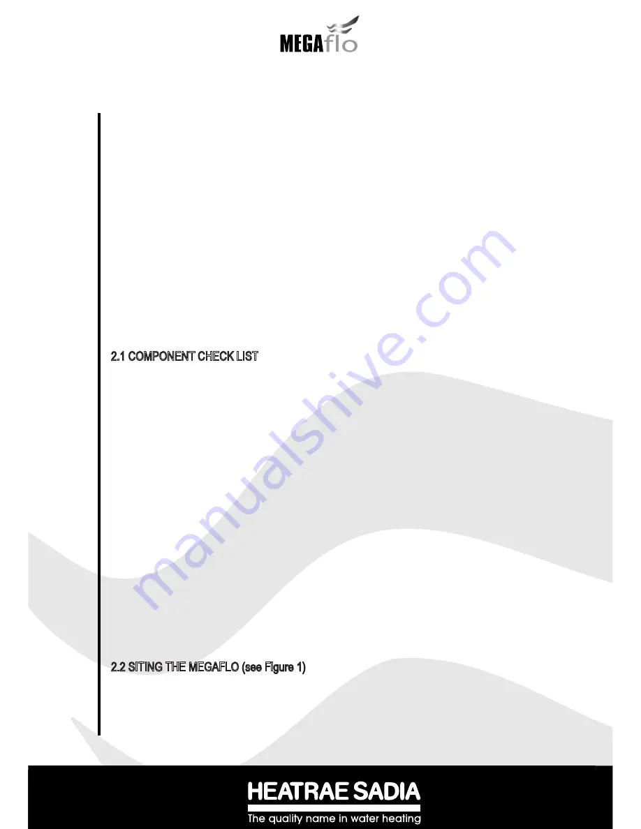 Heatrae Sadia MegaFlo Installation Manual Download Page 4