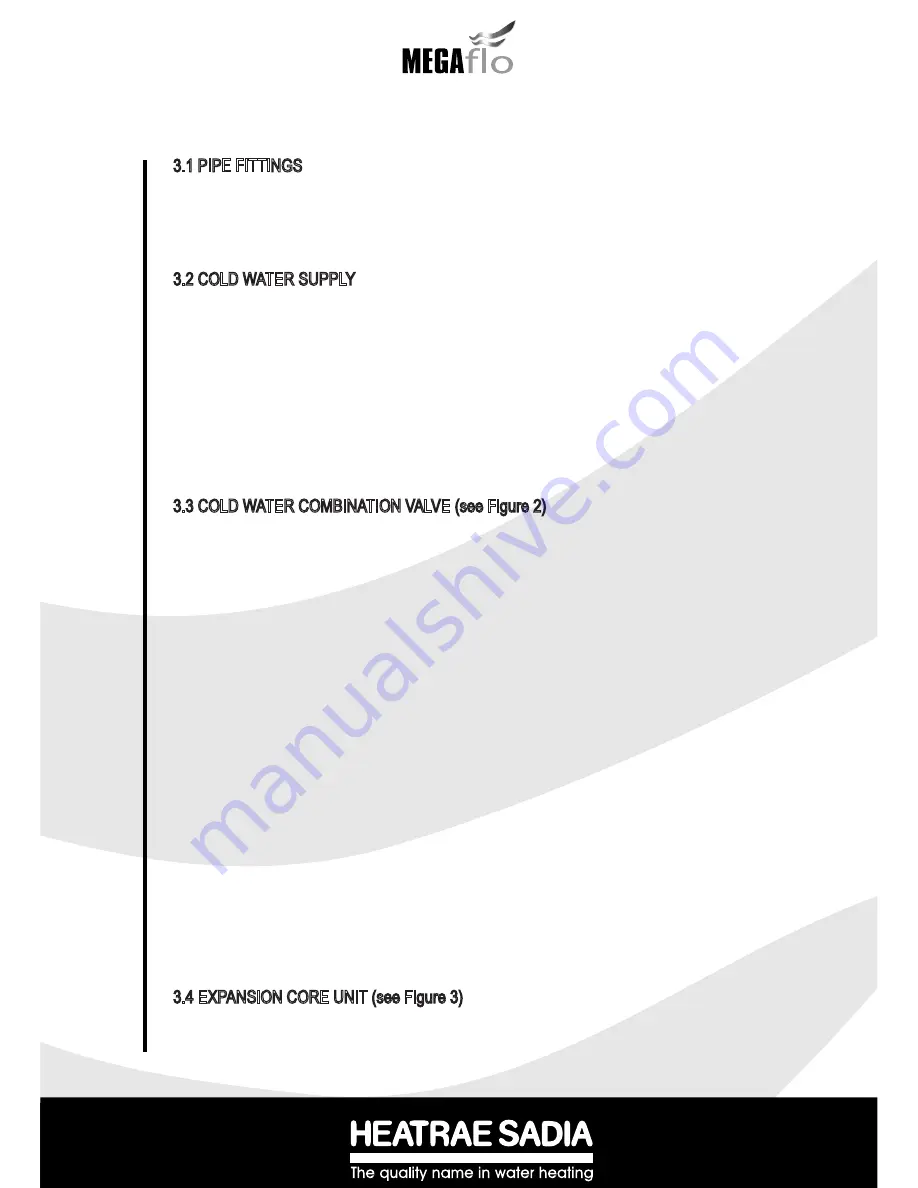 Heatrae Sadia MegaFlo Installation Manual Download Page 7