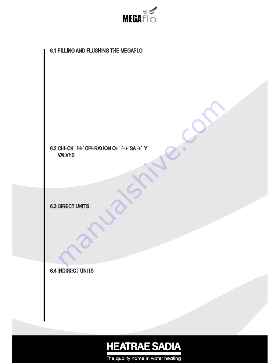 Heatrae Sadia MegaFlo Installation Manual Download Page 23