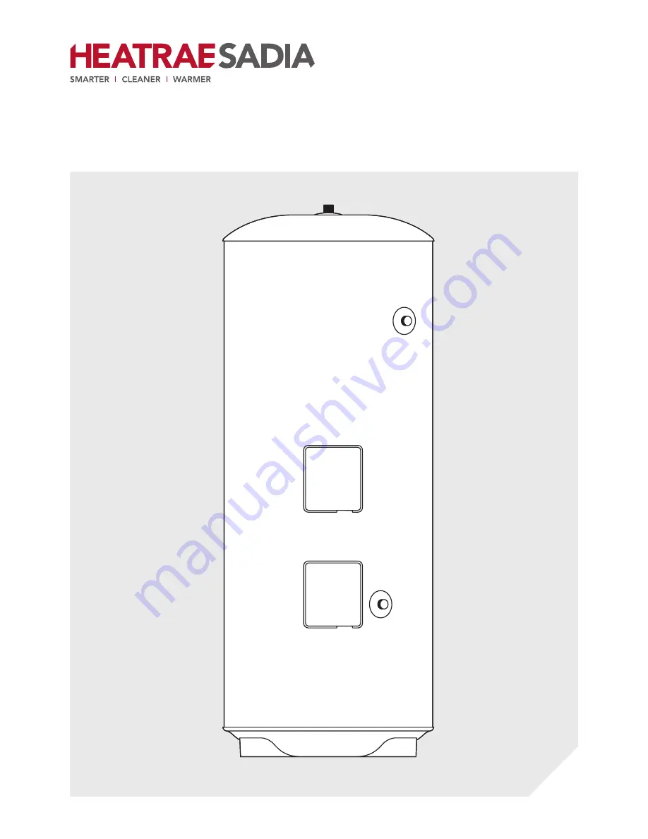 Heatrae Sadia Megalife 100E Installation Manual Download Page 1