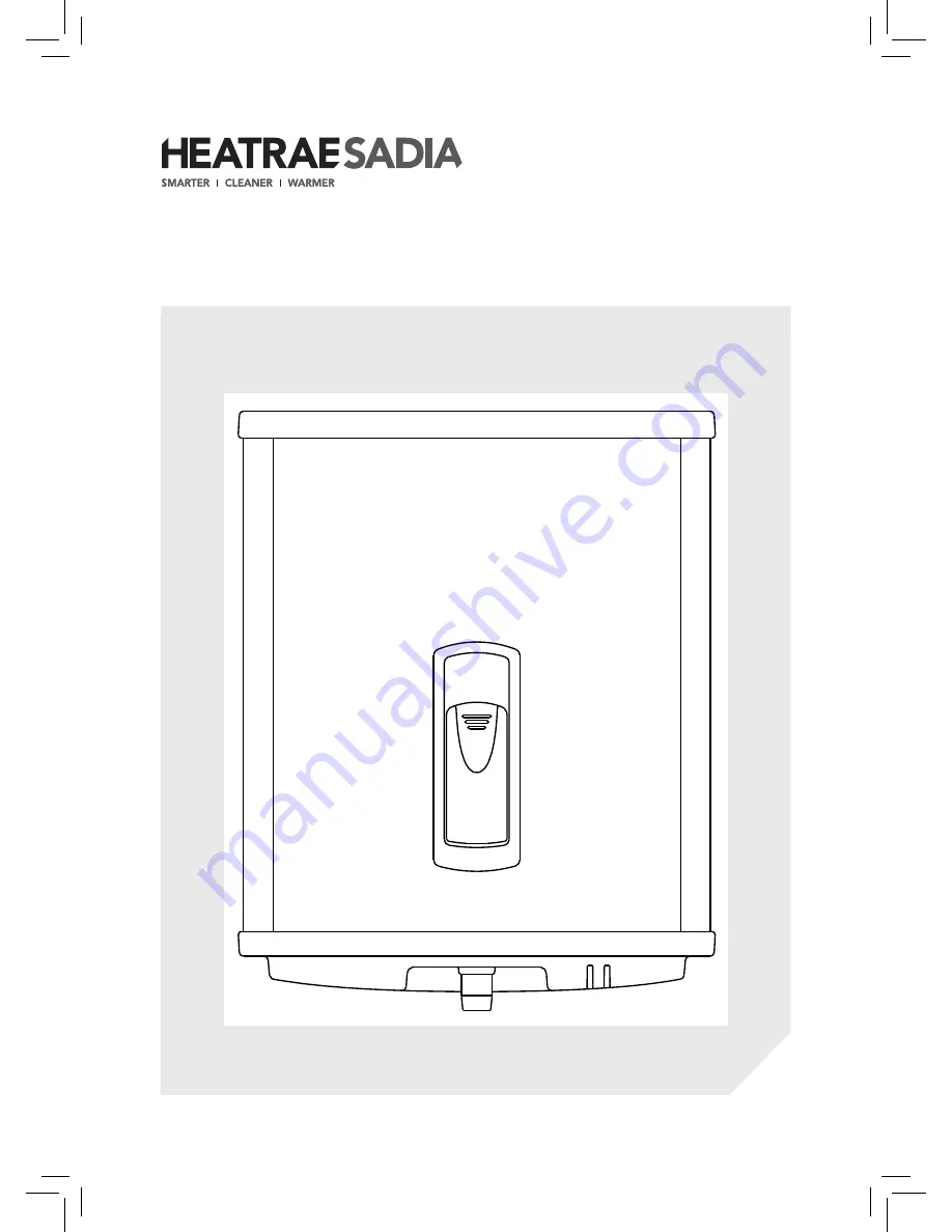 Heatrae Sadia SUPREME 150 Fitting Instructions And User Manual Download Page 1