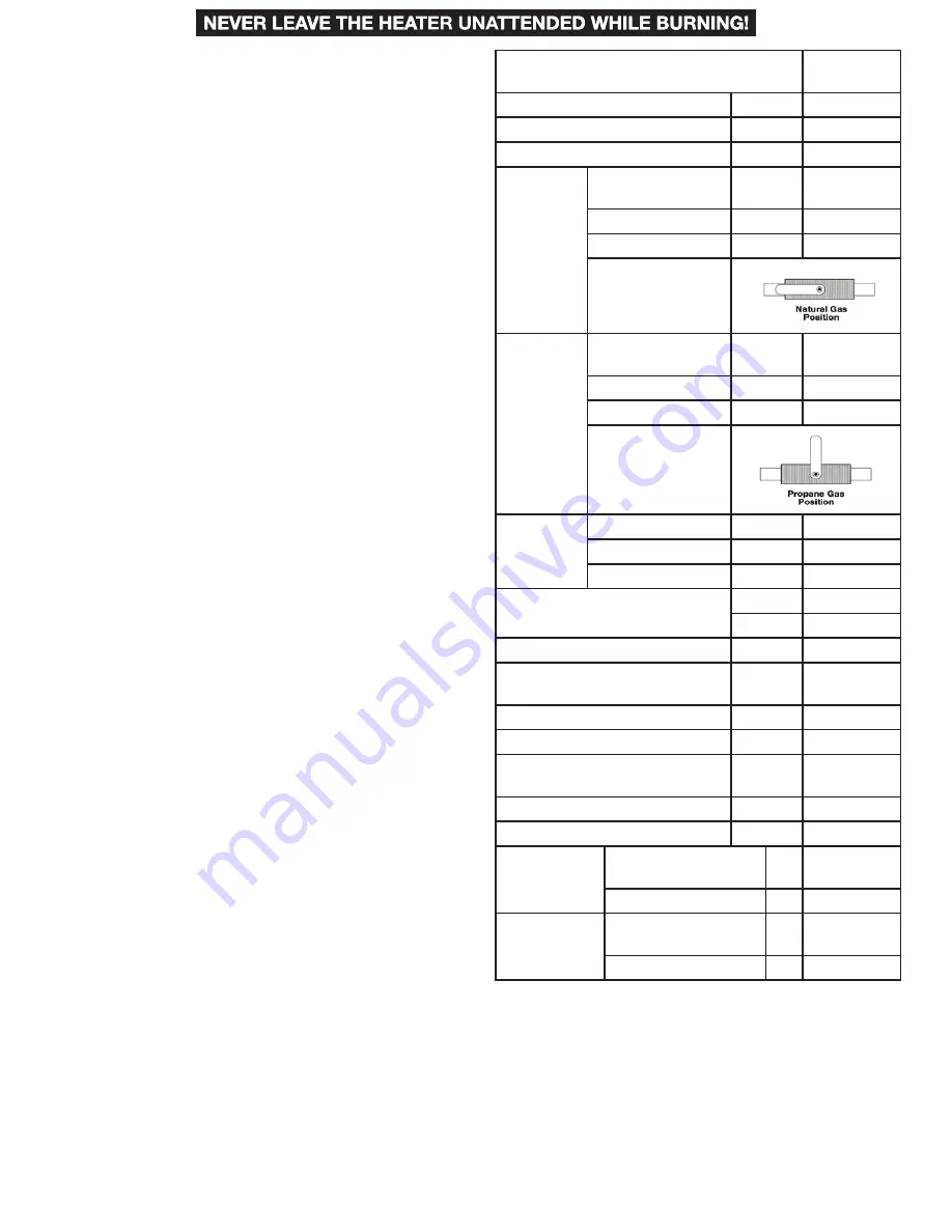 HeatStar 4000IDG-HD Operating Instructions And Owner'S Manual Download Page 3