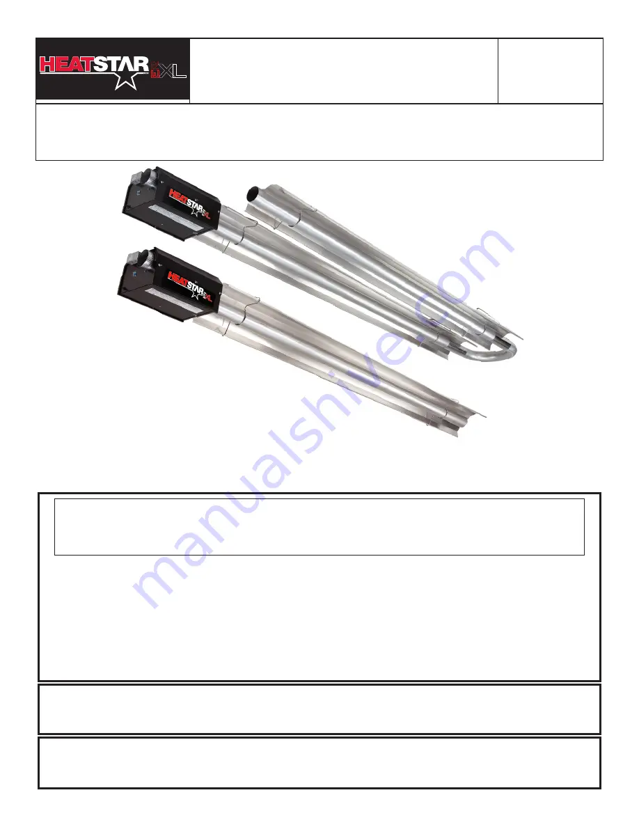 HeatStar ERXL Series Operating Instructions Manual Download Page 57