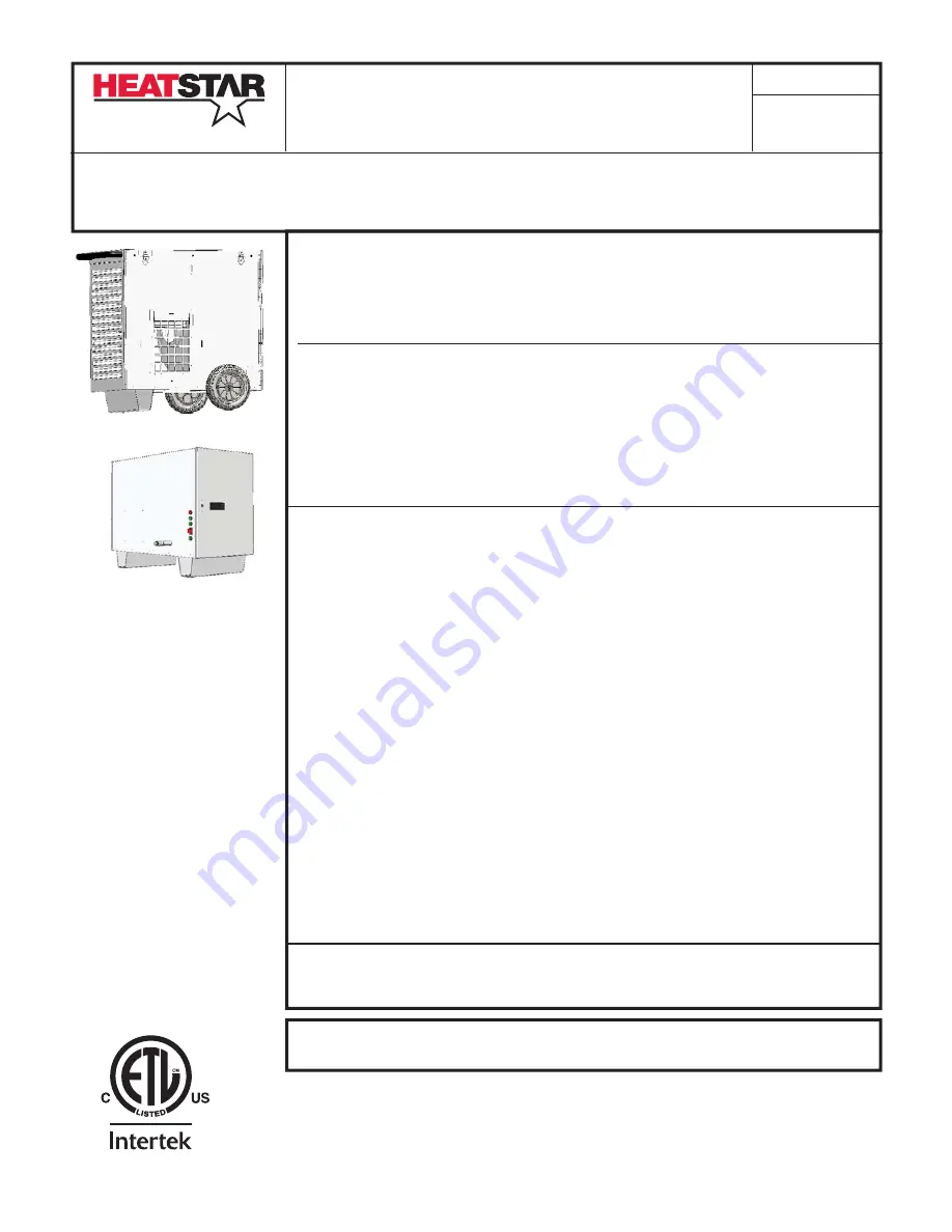 HeatStar F109100 Operating Instructions And Owner'S Manual Download Page 60