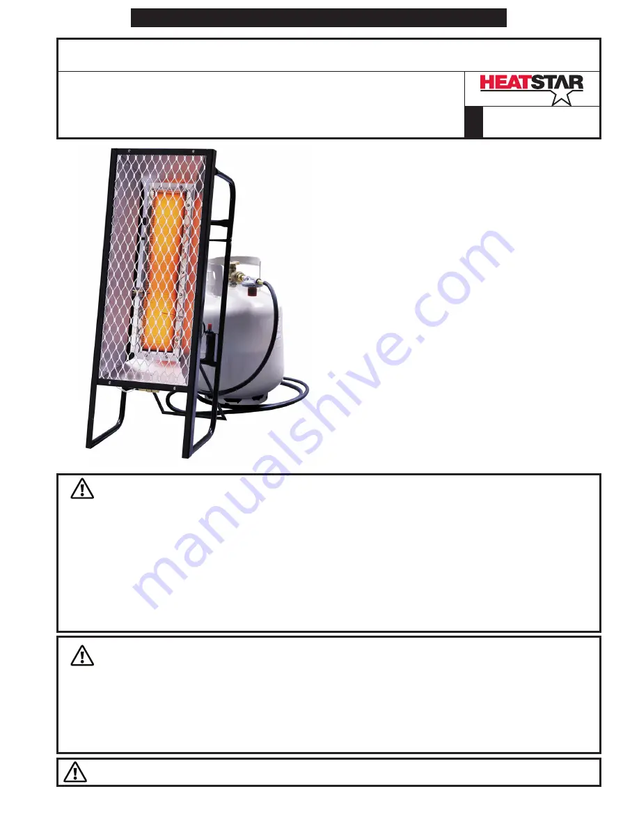 HeatStar HS35LP Operating Instructions Manual Download Page 1