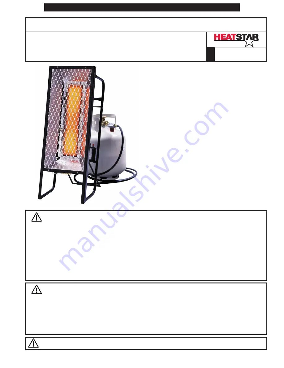 HeatStar HS35LP Operating Instructions Manual Download Page 20