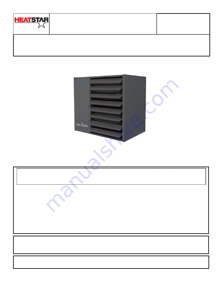 HeatStar HSU200NG Скачать руководство пользователя страница 29