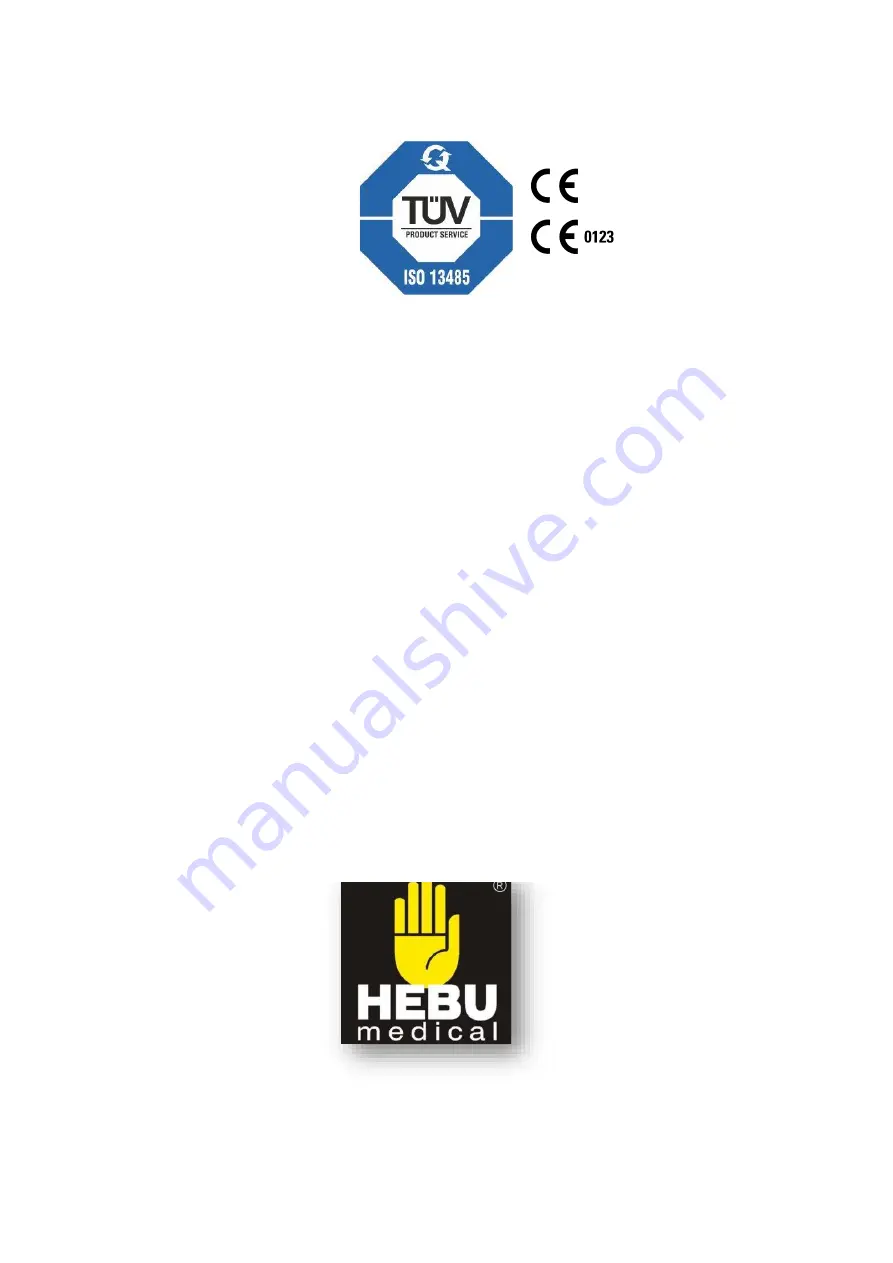 HEBU medical HF 9928-01 Operating Manual Download Page 80