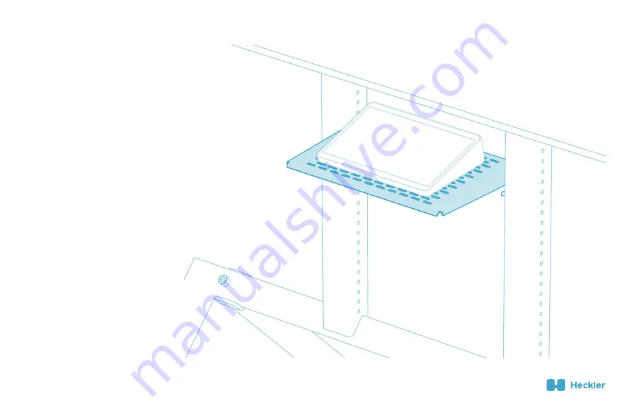 HECKLER Control Shelf H709 Instruction Manual Download Page 1