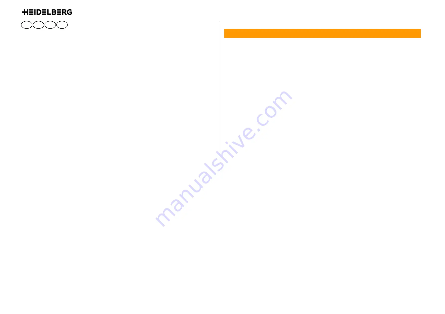 HEIDELBERG 1030009051 Operating Instructions Manual Download Page 6