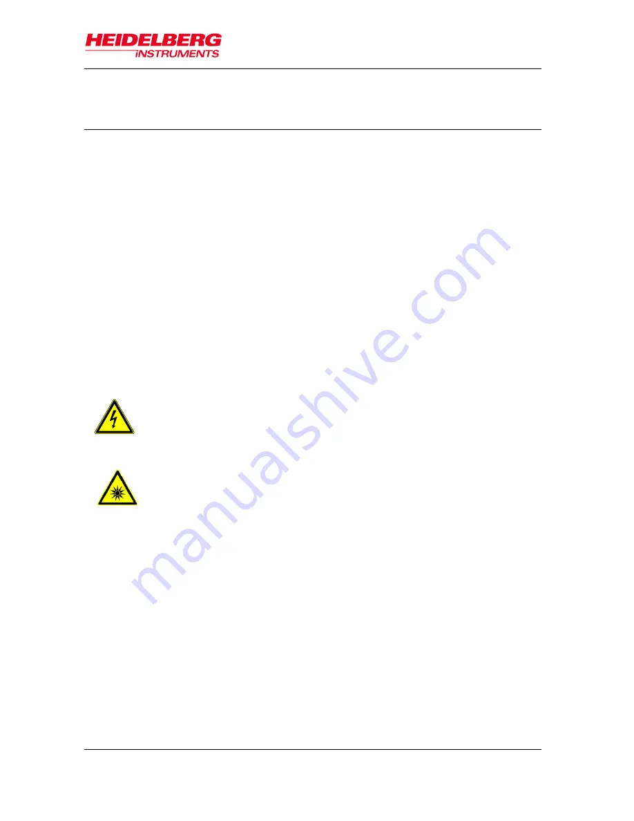 HEIDELBERG mPG 501 User Manual Download Page 5