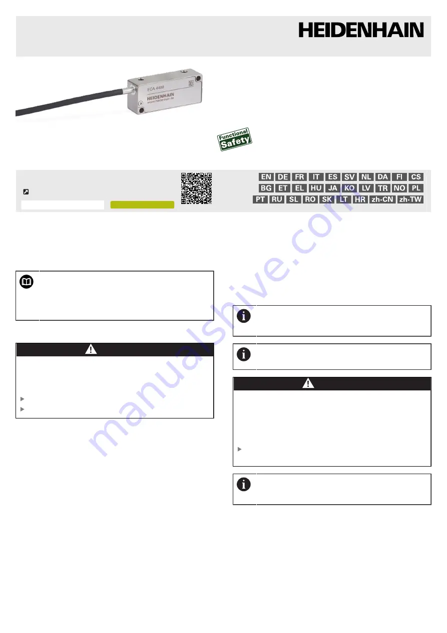 HEIDENHAIN AK ECA 4410 Скачать руководство пользователя страница 15