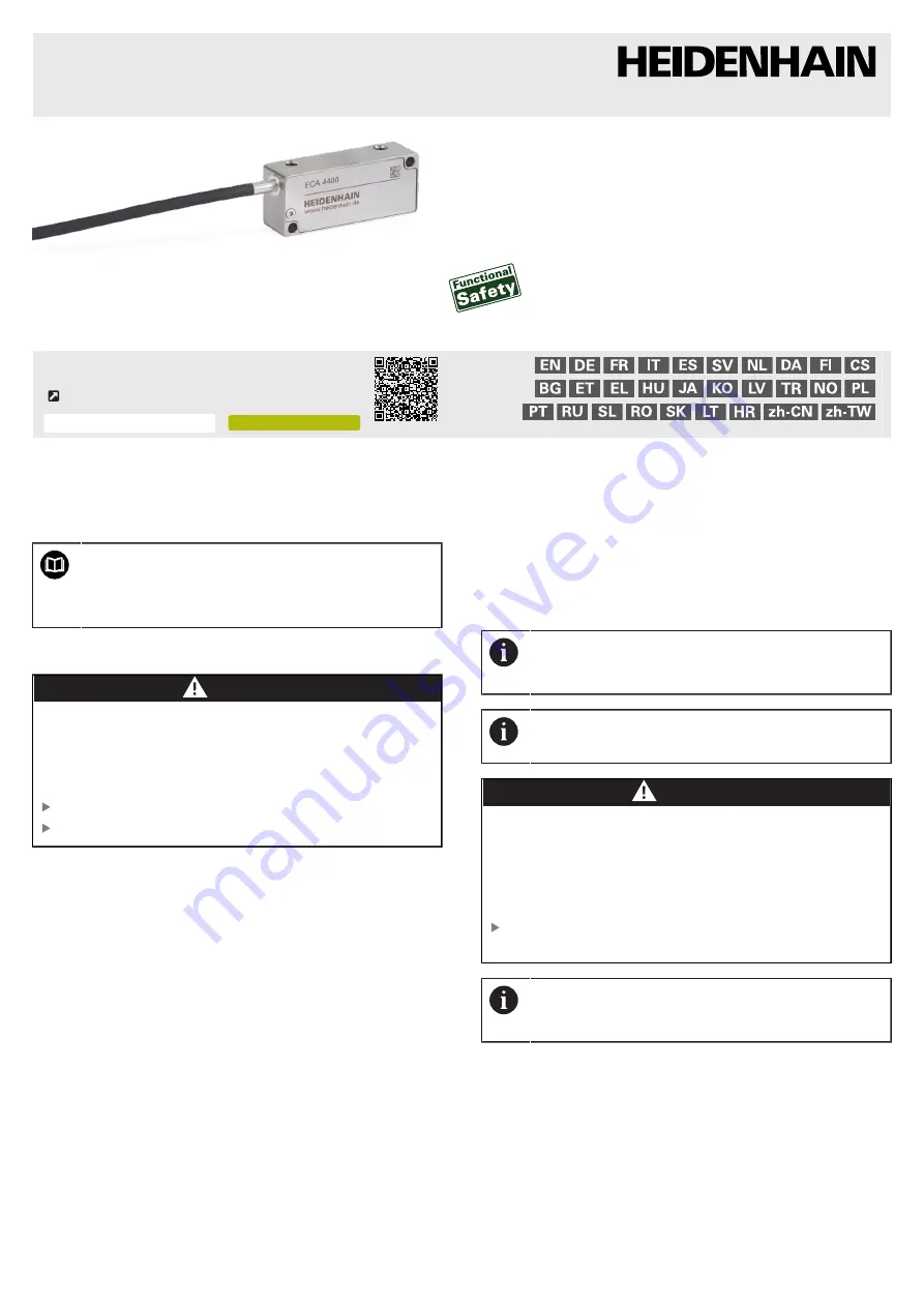 HEIDENHAIN AK ECA 4410 Скачать руководство пользователя страница 23