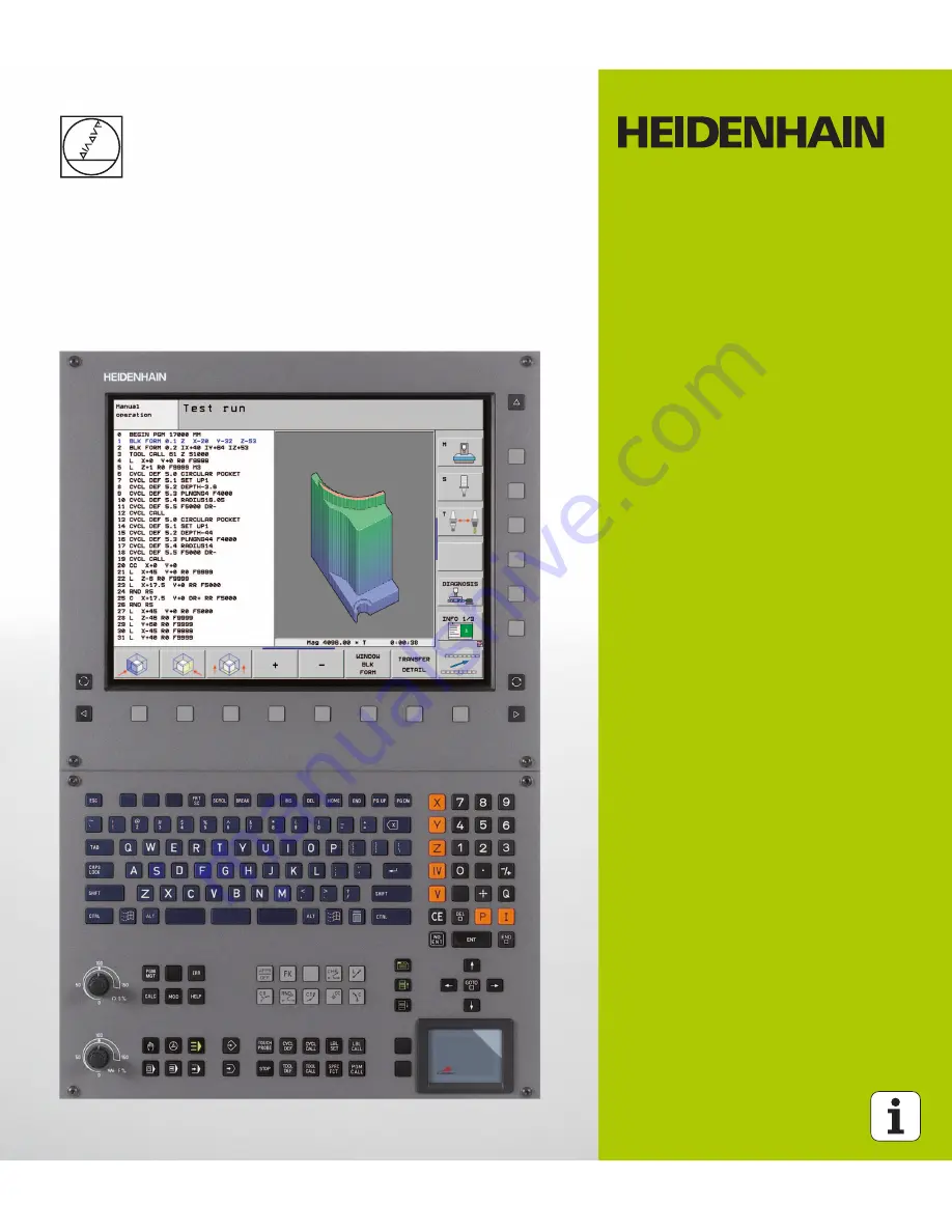 HEIDENHAIN ITNC 530 - 6-2010 DIN-ISO PROGRAMMING Скачать руководство пользователя страница 1