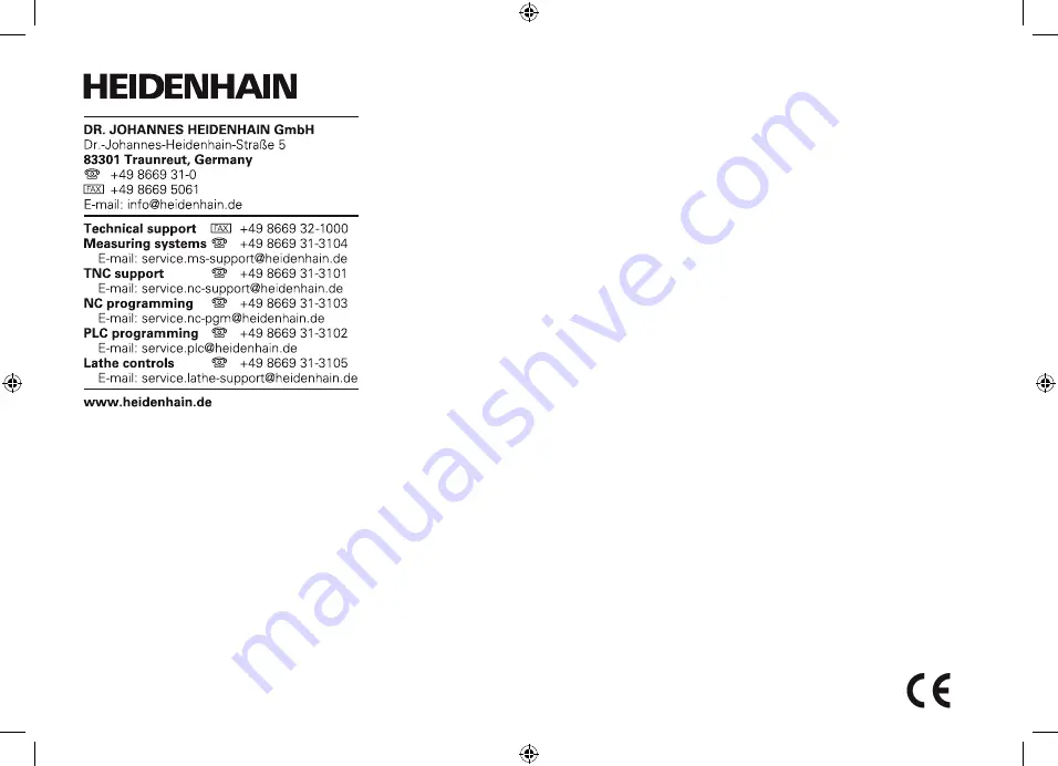 HEIDENHAIN LIDA 277 Mounting Instructions Download Page 20