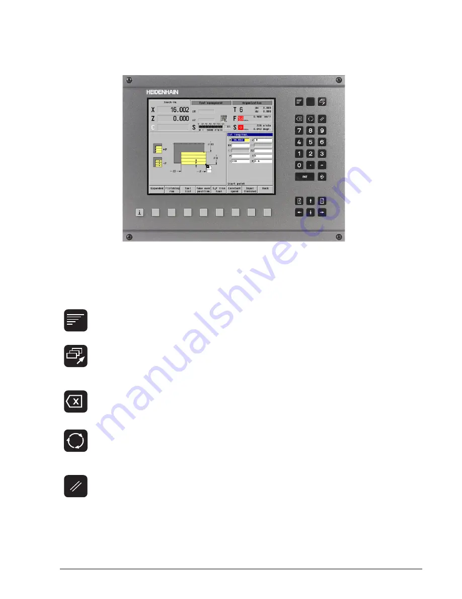 HEIDENHAIN MANUALPLUS 4110 Manual Download Page 11