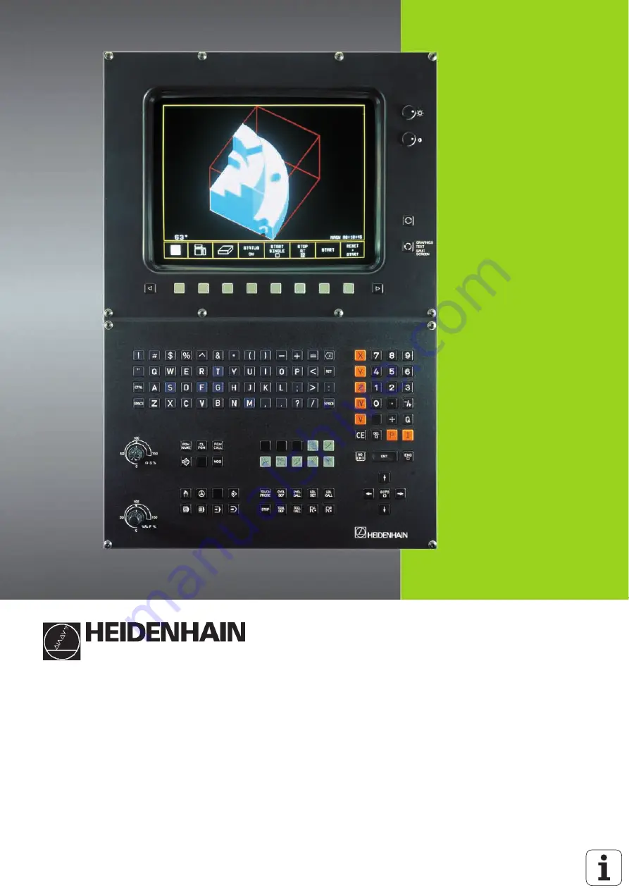 HEIDENHAIN TNC 407 User Manual Download Page 1