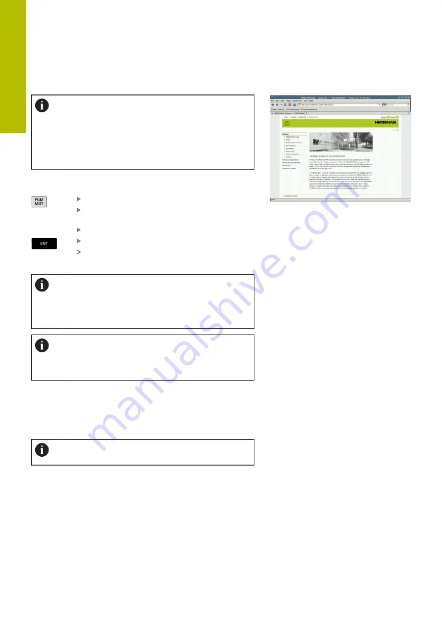 HEIDENHAIN TNC 620 User Manual Download Page 96