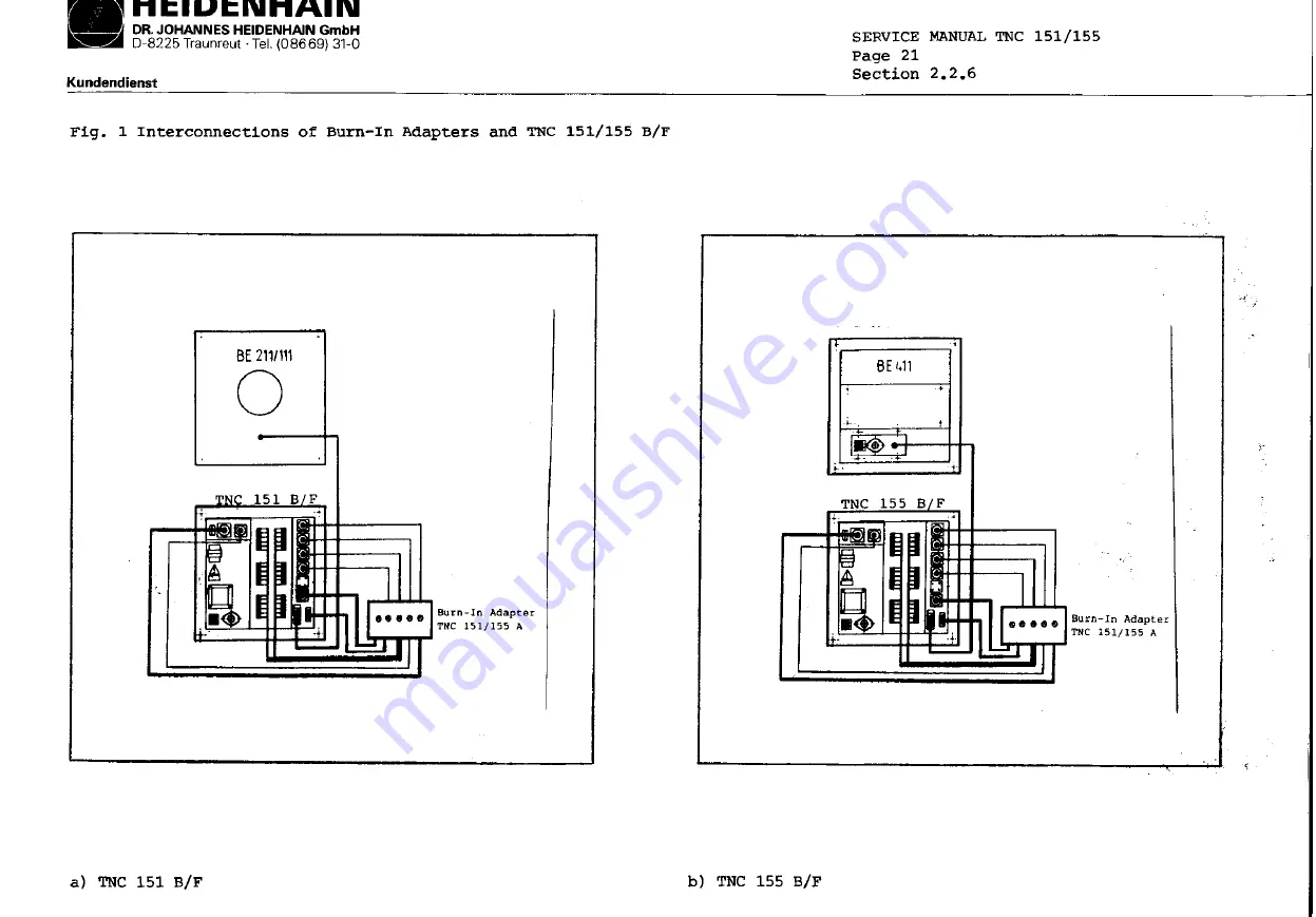 HEIDENHAIN TNC151B Service Instructions Manual Download Page 26