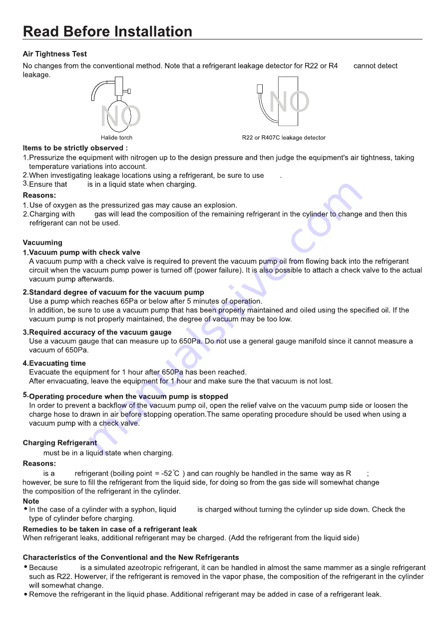 Heiko JZ070-A1 Installation Manual Download Page 20