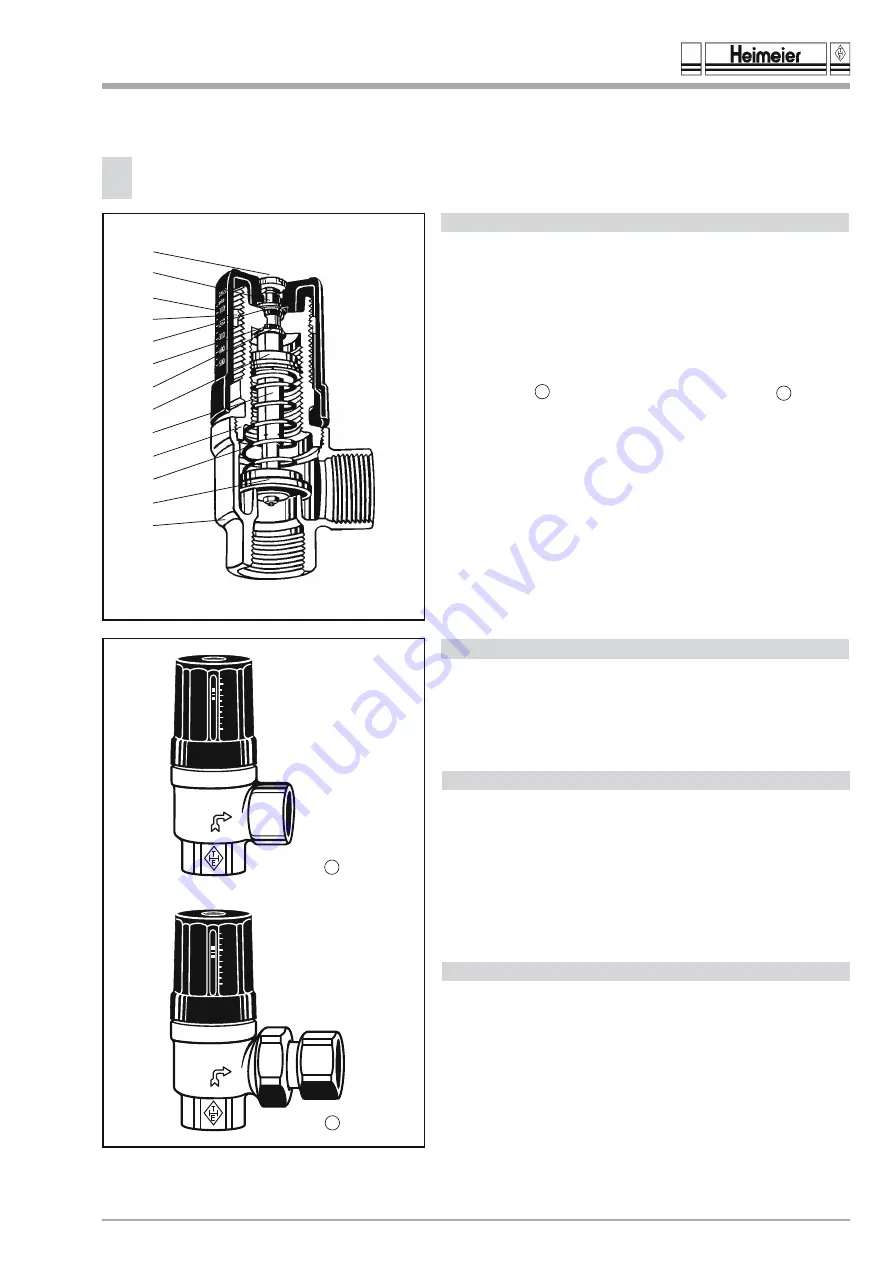 Heimeier Hydrolux DN 20 Installation And Operating Instructions Manual Download Page 1