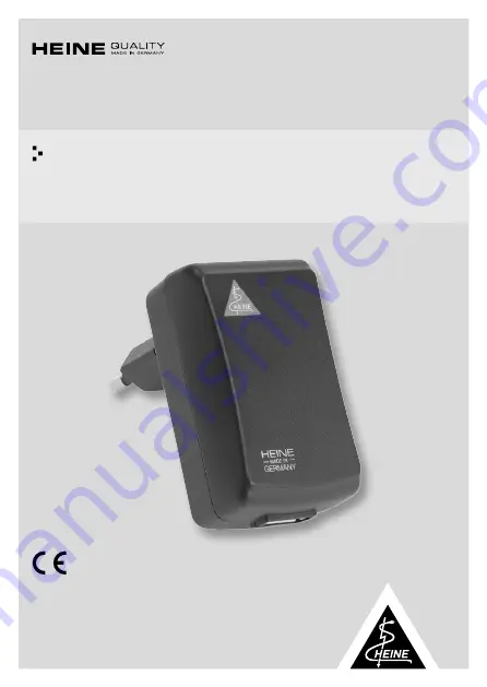 HEINE E4-USB Manual Download Page 1