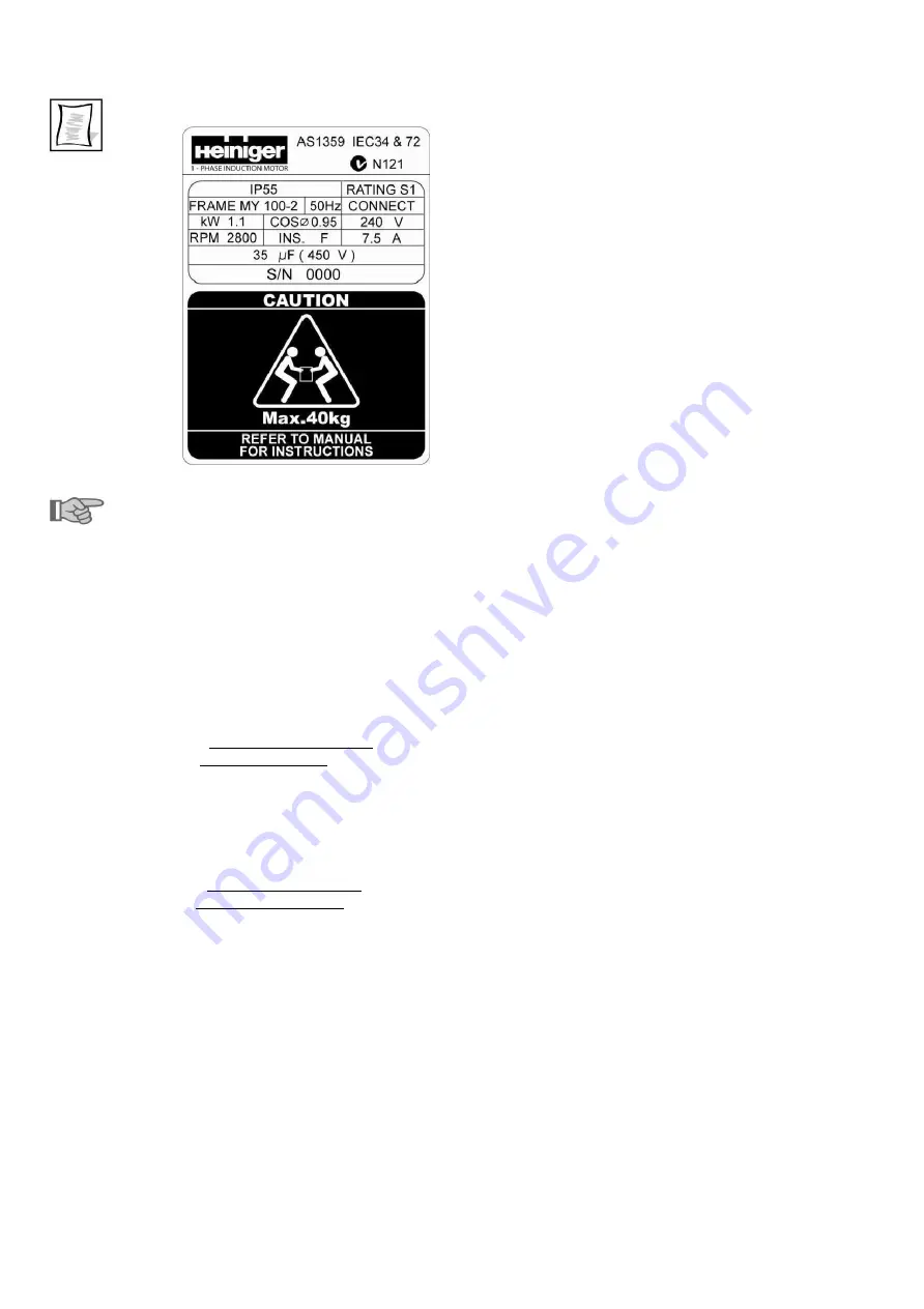 Heiniger Acutecc Euro Grinder Manual Download Page 3