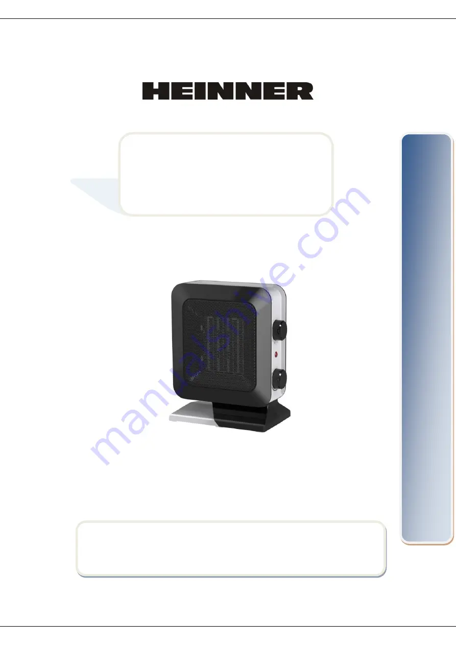 Heinner HCH-L1400BK Instruction Manual Download Page 9