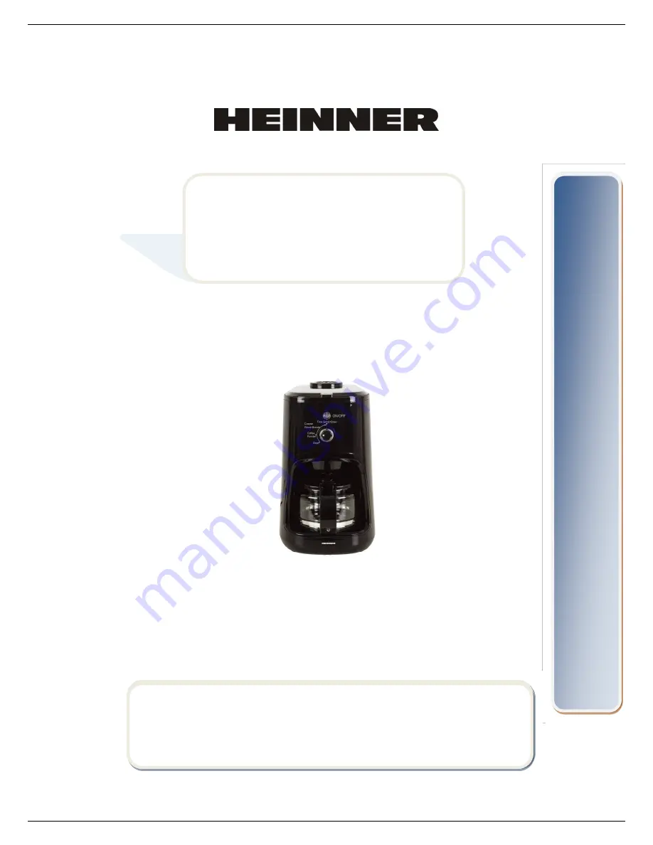 Heinner HCM-900RBK Instruction Manual Download Page 1